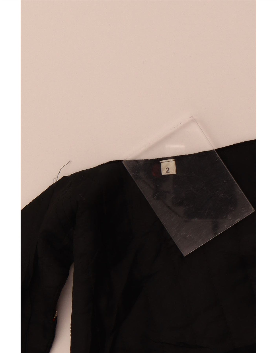 Vintage Damen Samt OPEN Weste US 2 XS Schwarz