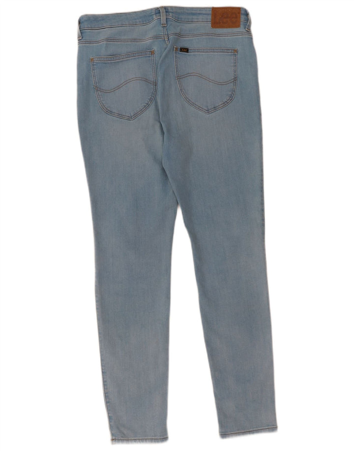 LEE Damen Scarlett High Skinny Jeans W32 L28 Blaue Baumwolle