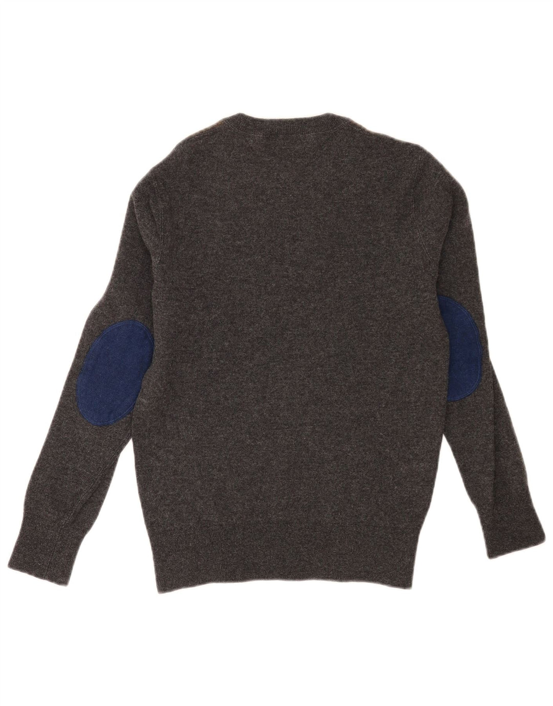 Tommy Hilfiger Herren-Pullover mit Rundhalsausschnitt, Größe S, Grau, Farbblock