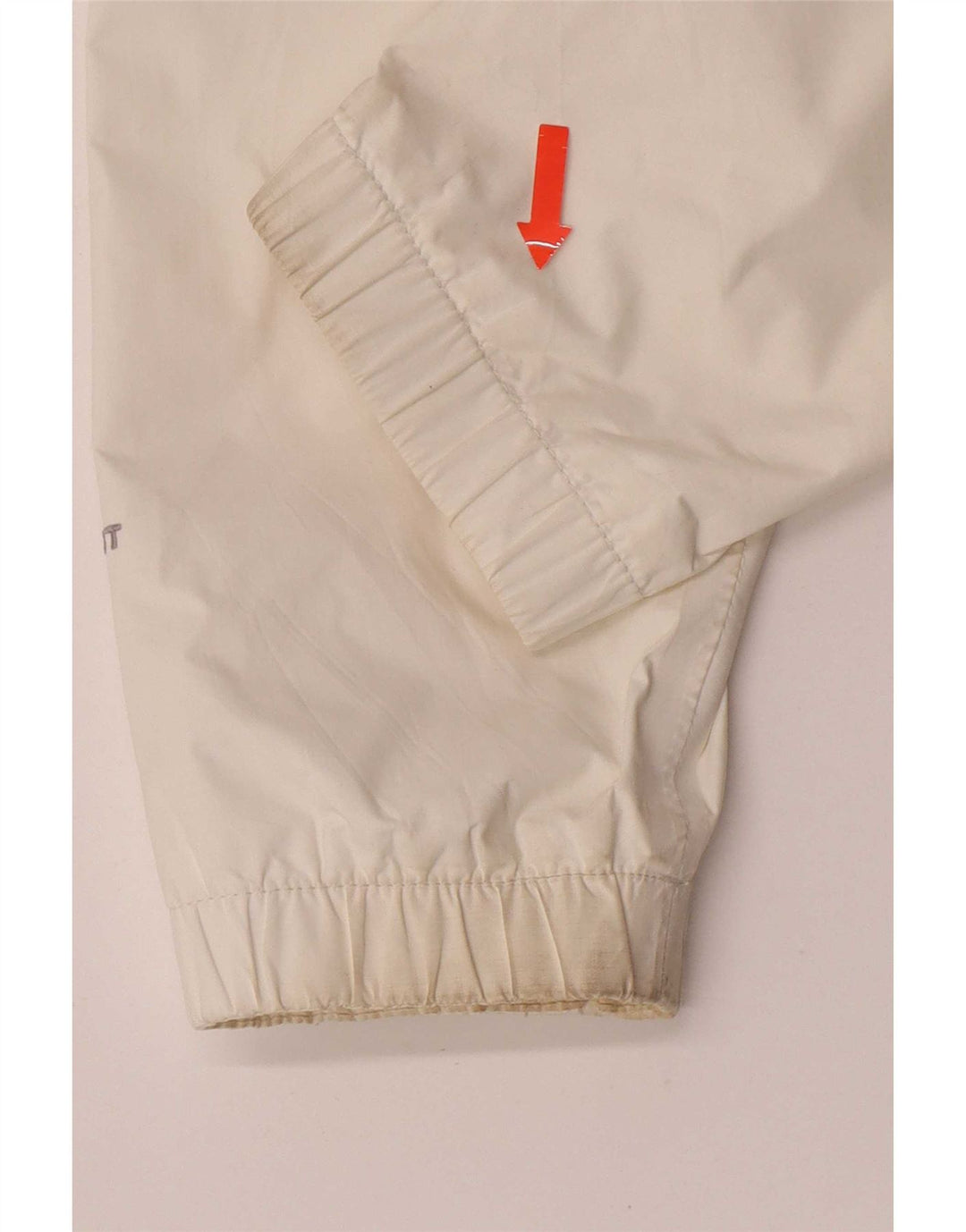 The North Face Damen-Regenjacke mit Kapuze, UK 14, mittelweißes Nylon