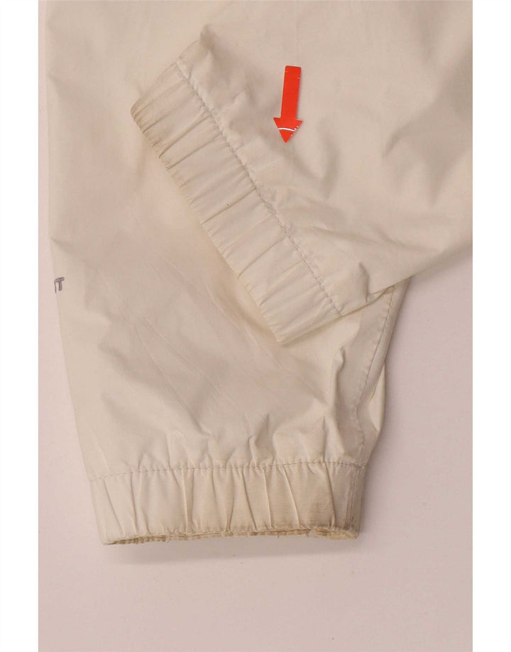 The North Face Damen-Regenjacke mit Kapuze, UK 14, mittelweißes Nylon