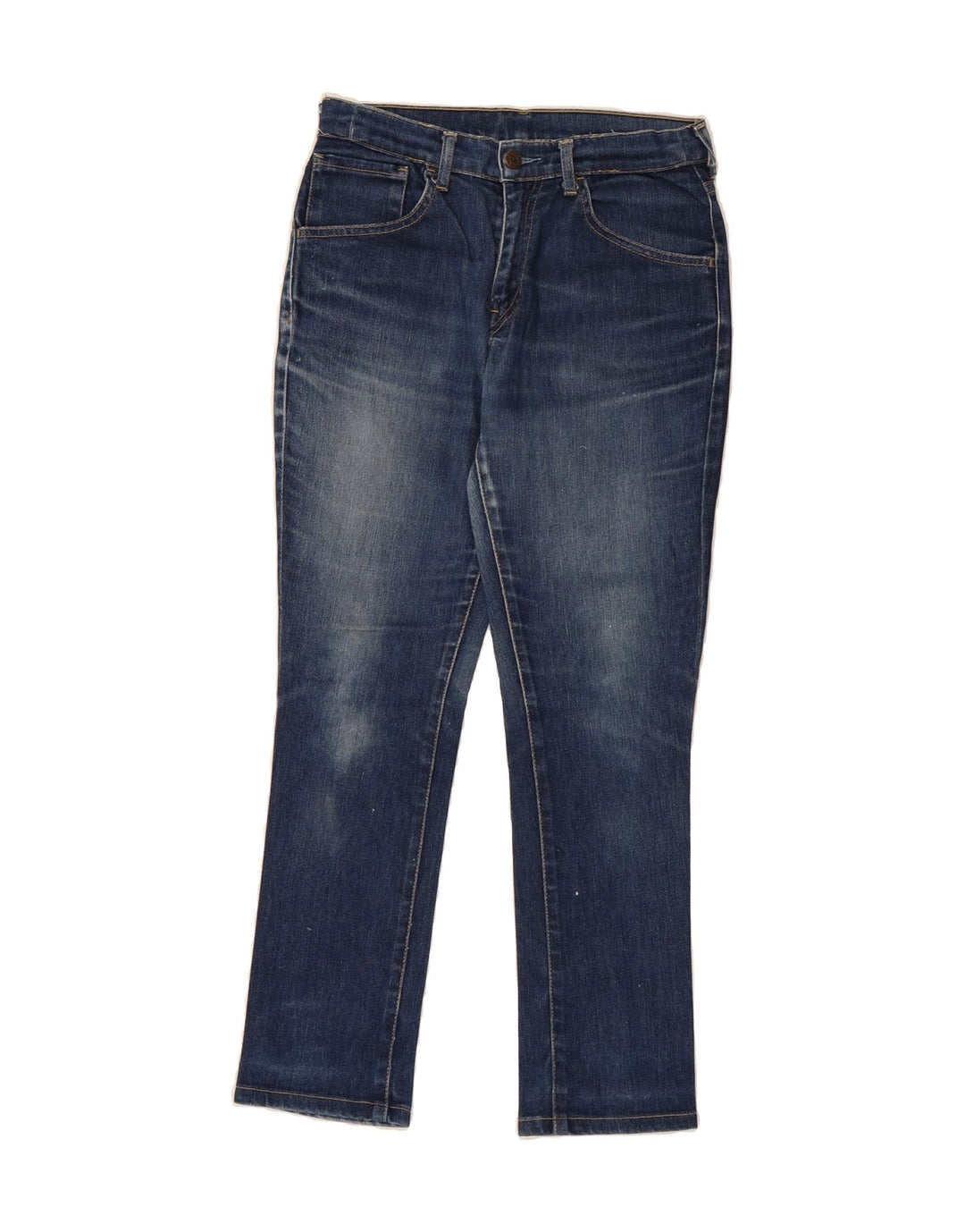 LEVI'S Womens Slim Jeans W29 L26 Navy Blue Cotton Vintage Levi's and Second-Hand Levi's from Messina Hembry 