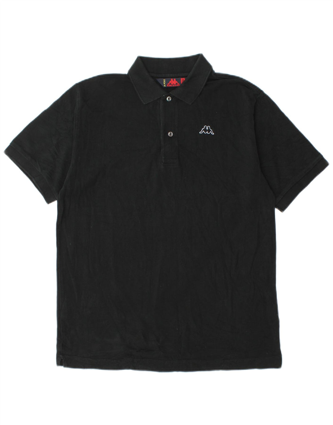 Kappa Herren Poloshirt Mittelschwarze Baumwolle