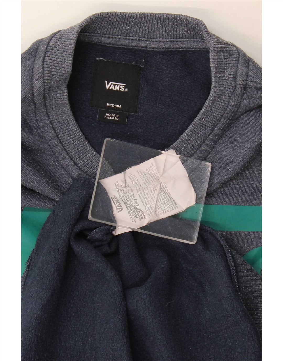 Vans Herren Grafik-Sweatshirt-Pullover aus Baumwolle in mittlerem Marineblau