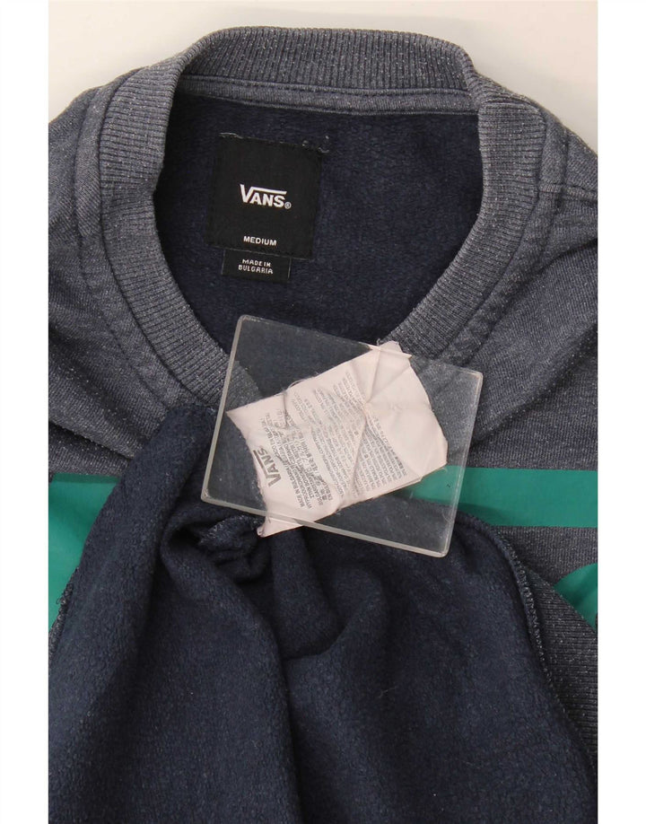 Vans Herren Grafik-Sweatshirt-Pullover aus Baumwolle in mittlerem Marineblau