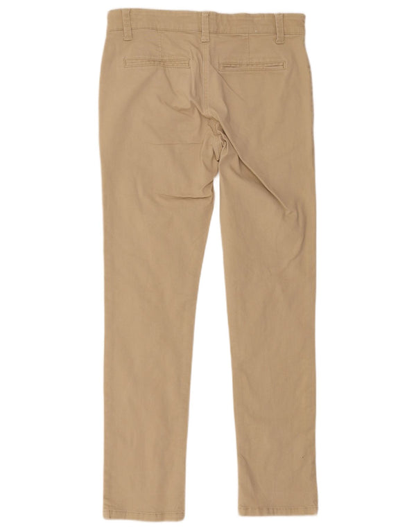 Benetton Slim Chino-Hose für Jungen, 11–12 Jahre, 2XL W30 L28, beige Baumwolle