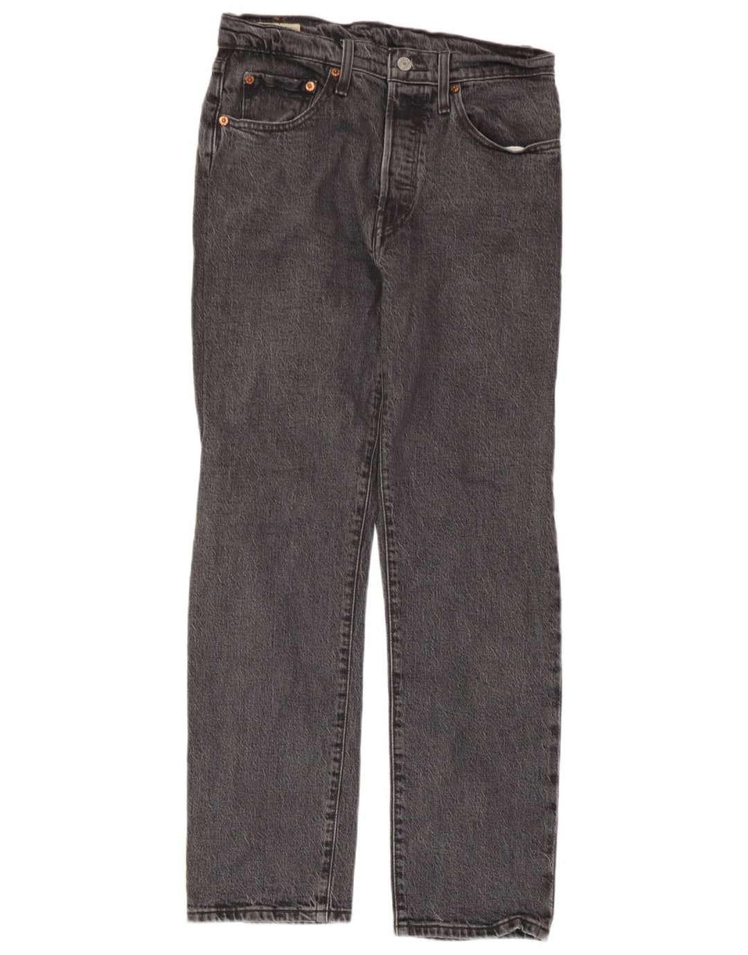 Levi's Herren 501 Straight Jeans W27 L28 Graue Baumwolle