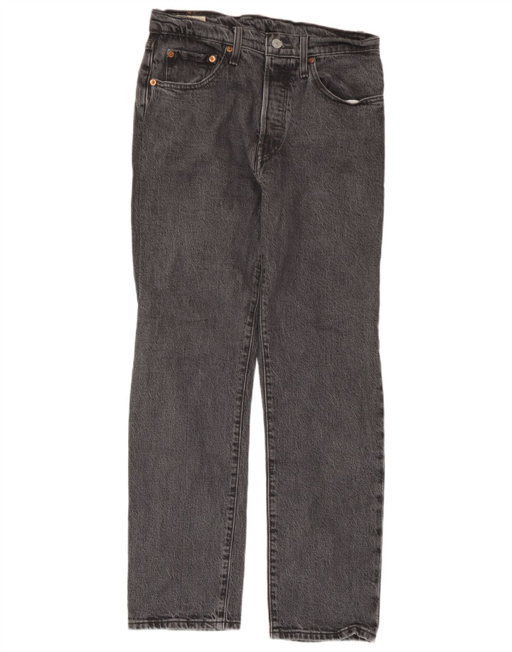 Levi's Herren 501 Straight Jeans W27 L28 Graue Baumwolle