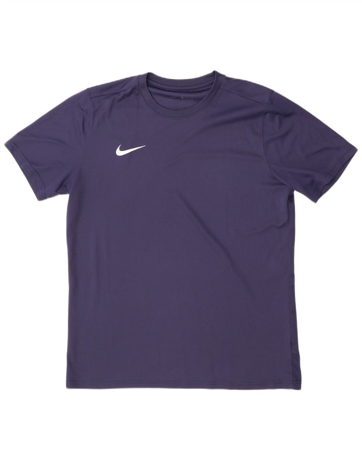 Nike Herren Dri Fit T-Shirt Top XL Marineblau