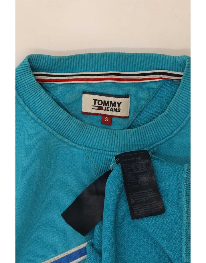 Tommy Hilfiger Herren-Sweatshirt mit Grafik, klein, blau, Baumwolle