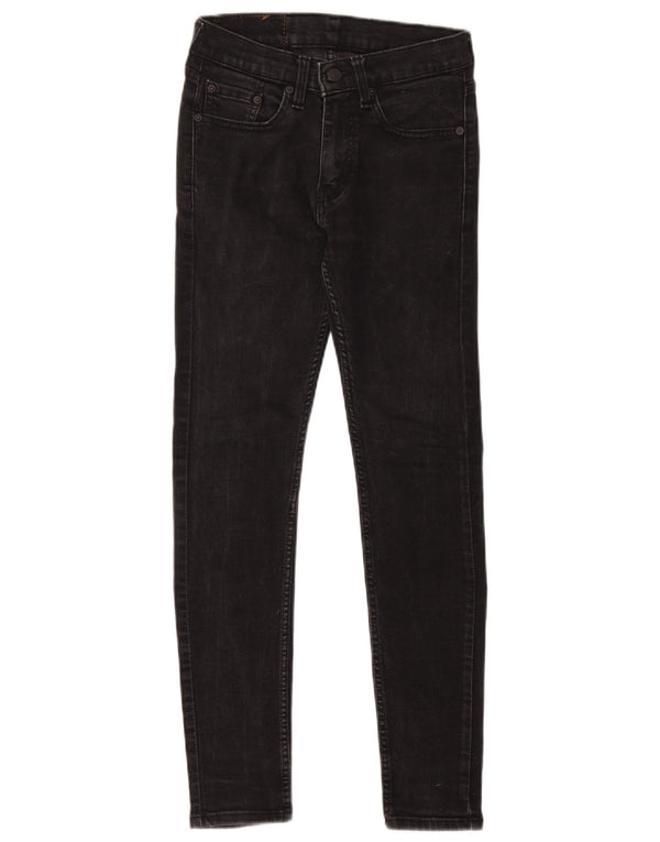 Levi's Mens 519 Hi-ball Super Skinny Jeans W28 L28 Black Cotton