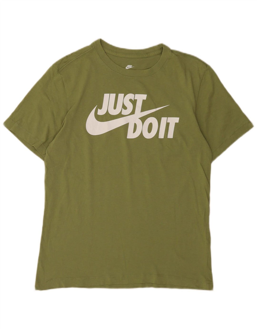 Nike Herren-T-Shirt mit Grafik, Größe S, grüne Baumwolle