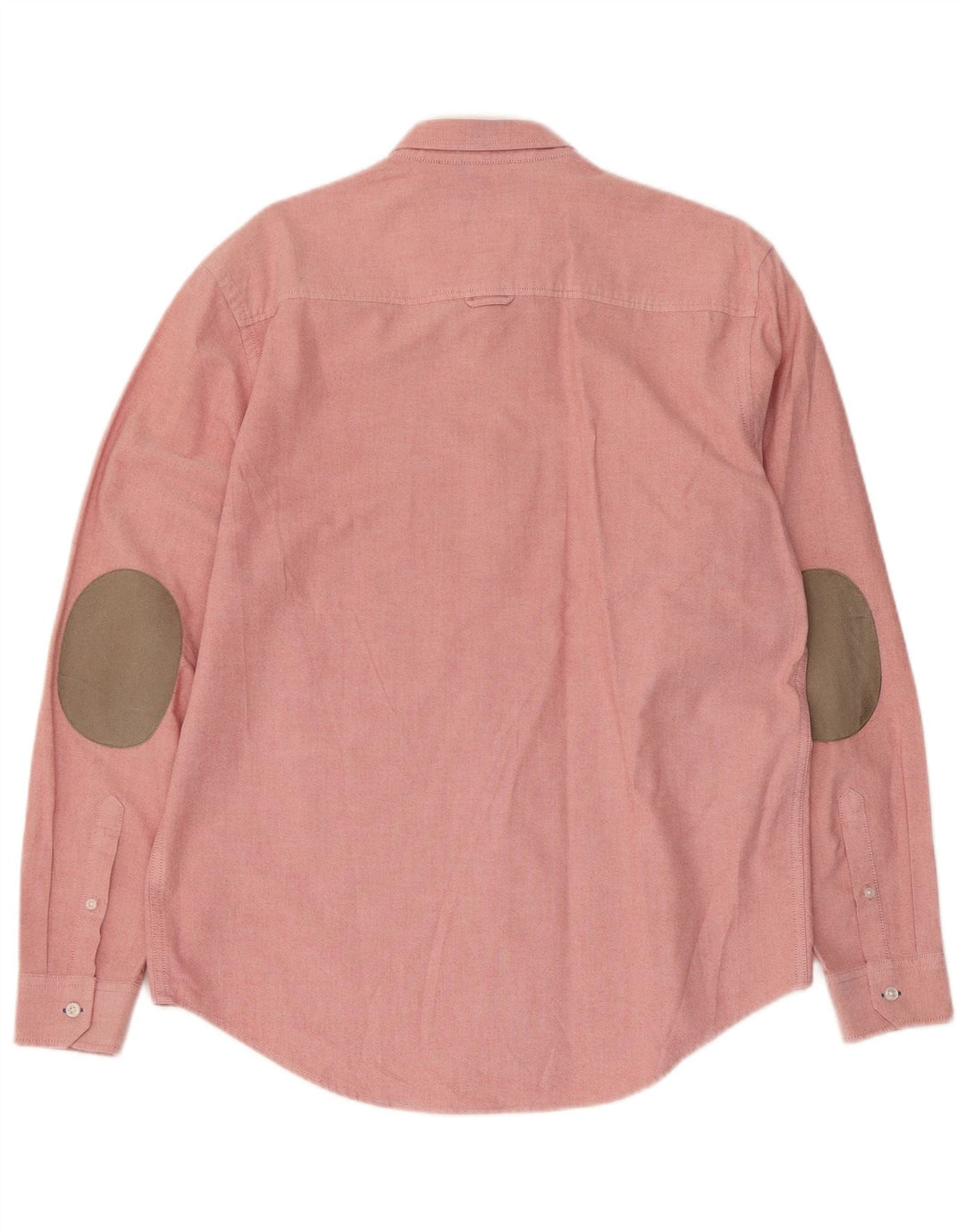 Zara Herren-Hemd mit normaler Passform, Größe L, Rosa