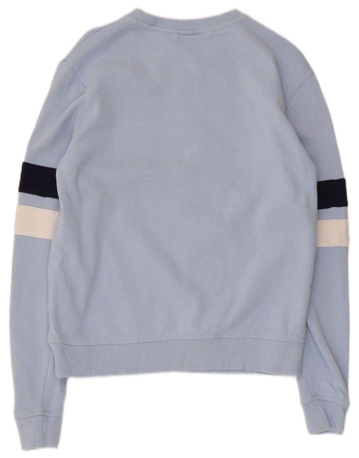 Fila Herren-Sweatshirt mit Grafik, klein, blau, Colourblock-Baumwolle