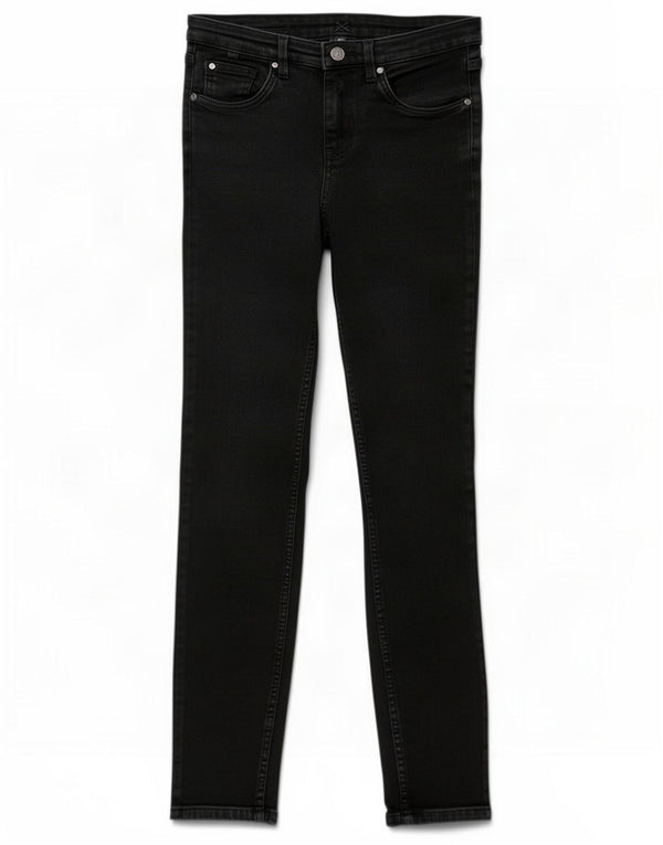 Crew Clothing Damen Skinny Jeans UK 10 Small W30 L27 Marineblau Baumwolle