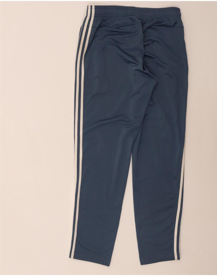 Adidas Herren-Trainingshose aus mittelblauem Polyester