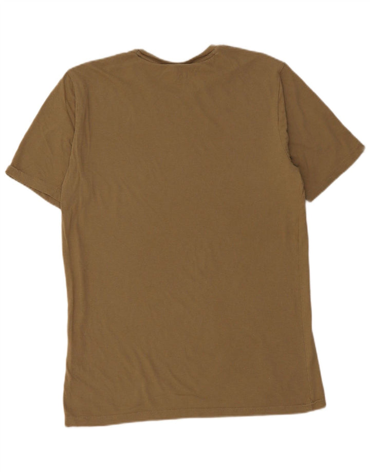 UNDER ARMOUR Herren T-Shirt Top Small Khaki Baumwolle