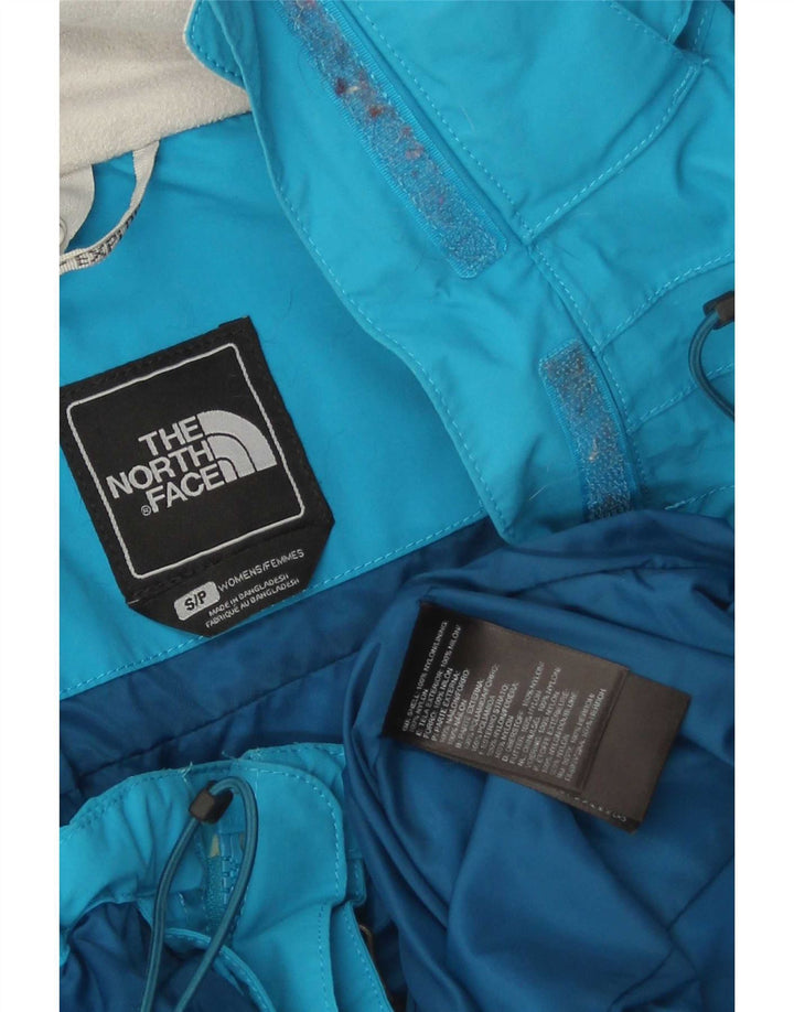 The North Face Damen-Regenjacke mit Kapuze, UK 10, kleines blaues Nylon