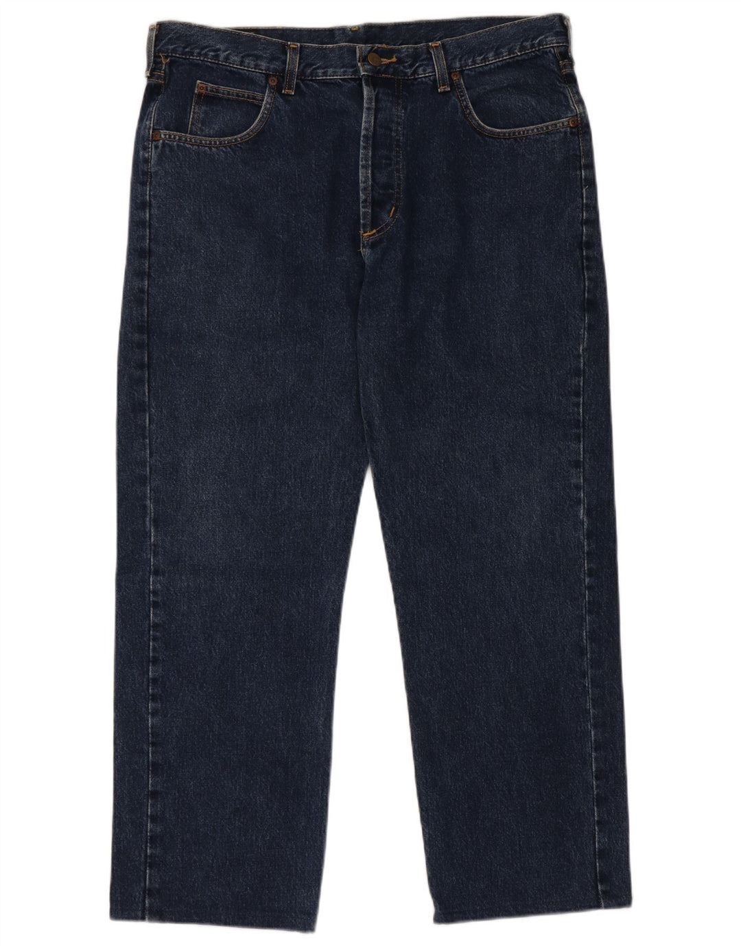 Lee Herren Straight Jeans W38 L27 Marineblau