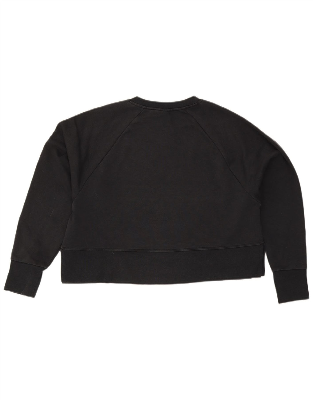 Nike Damen-Sweatshirt mit übergroßem Crop-Grafikmotiv, Gr. 10, Größe S, Schwarz