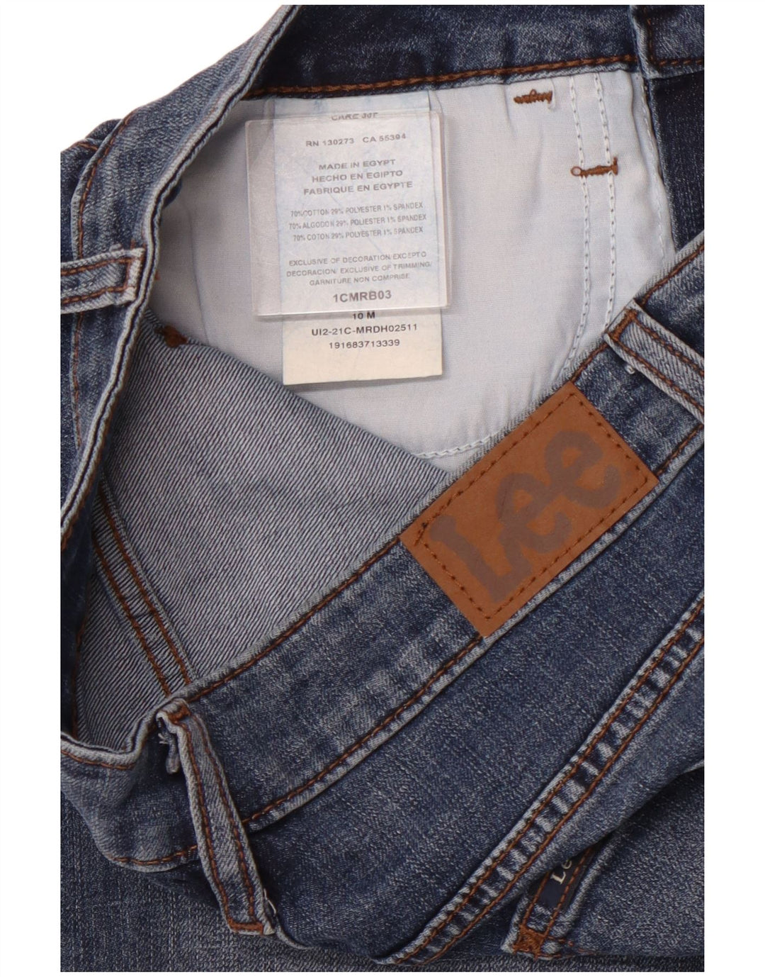 LEE Damen-Bermuda-Jeansshorts mit mittlerer Leibhöhe, normal, US 10, Größe L, W28, Blau