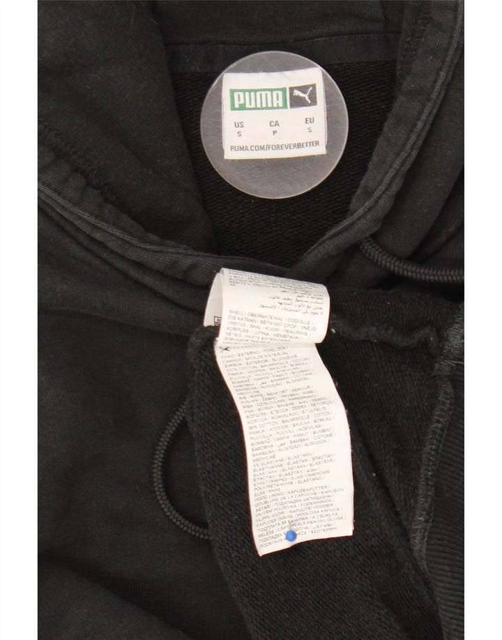 Puma Herren Kapuzenpullover Small Schwarz Baumwolle