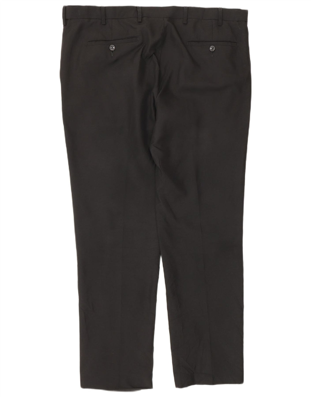 Marks & Spencer Herren-Anzughose mit gerader Passform und normaler Passform, W40 L30, Schwarz