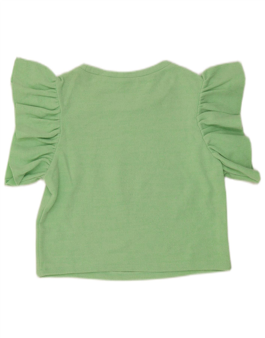 Zara Damen Crop Top UK 10 Small Grün