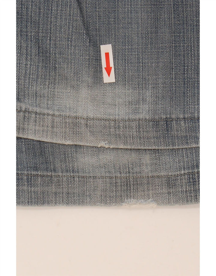 Levi's Damen 570 Straight Jeans W30 L31 Blaue Baumwolle