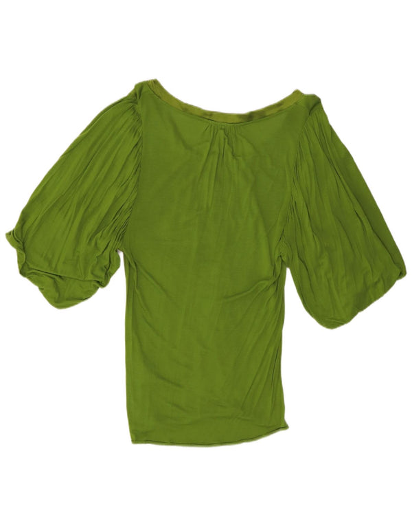 Coast Womens Blouse Top UK 12 Medium Green Modal