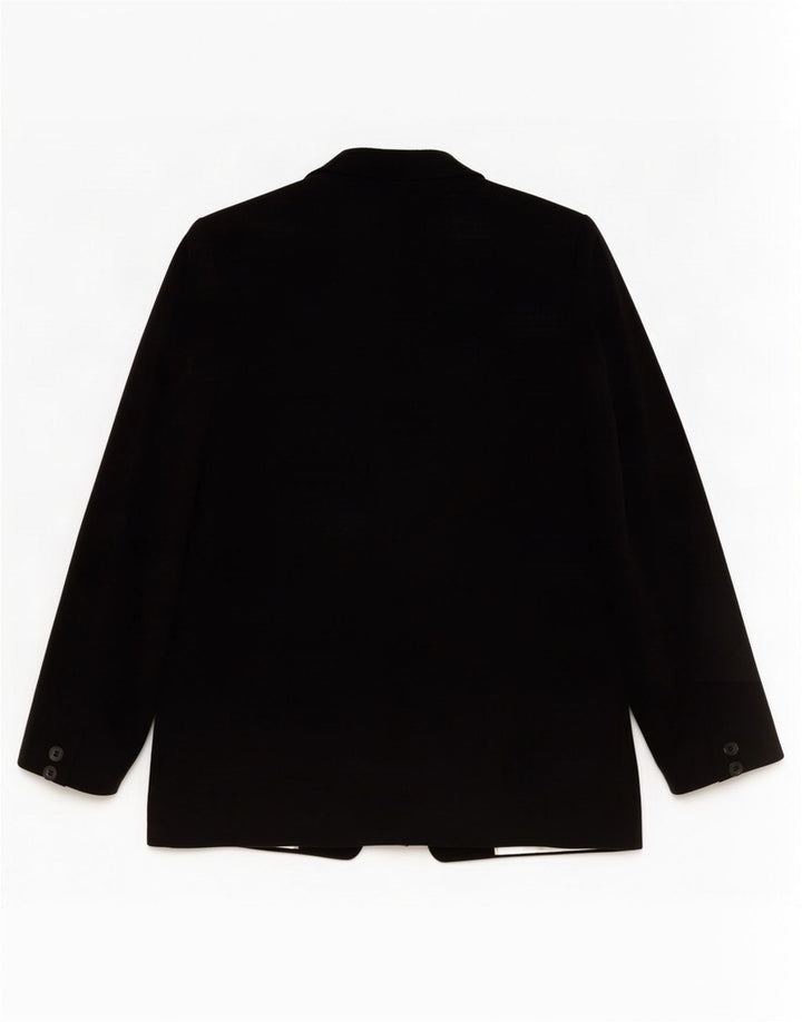 Marks & Spencer Damen-Blazerjacke mit 1 Knopf, Gr. 10, Größe S, Schwarz, Polyester