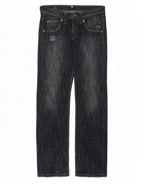 Lee Herren Ripley Straight Jeans W30 L34 Marineblau Baumwolle