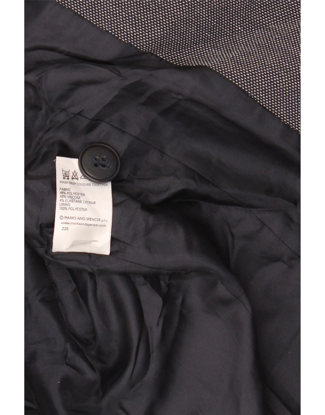 Marks & Spencer Damen Standard-Blazerjacke UK 16 Large Marineblau
