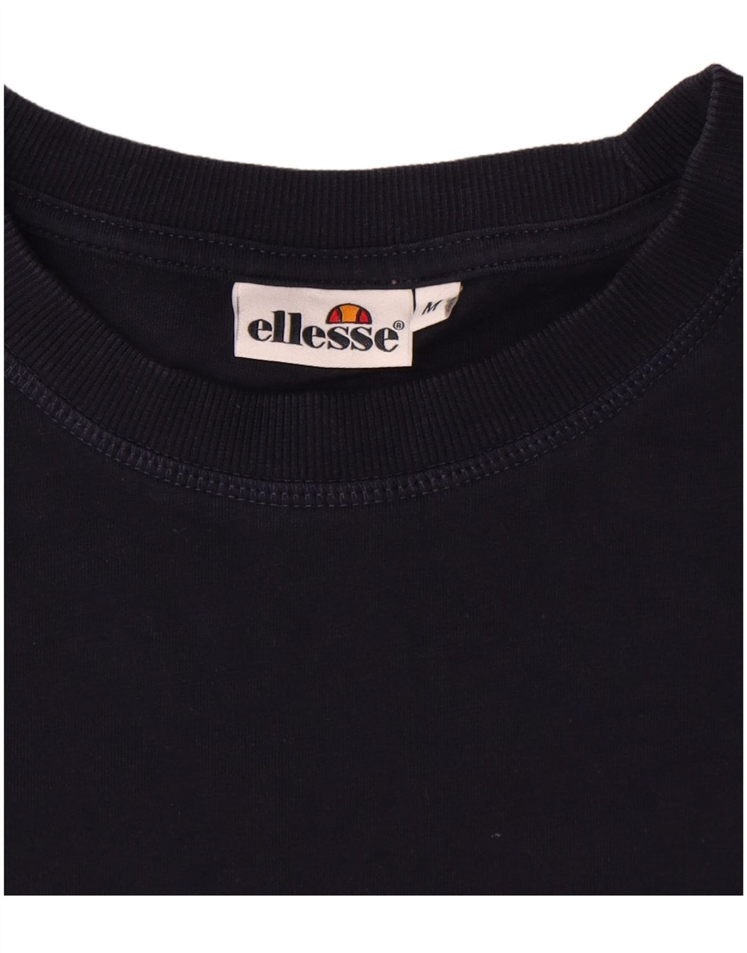 Ellesse Herren-T-Shirt-Oberteil, mittelgroß, marineblau, Baumwolle