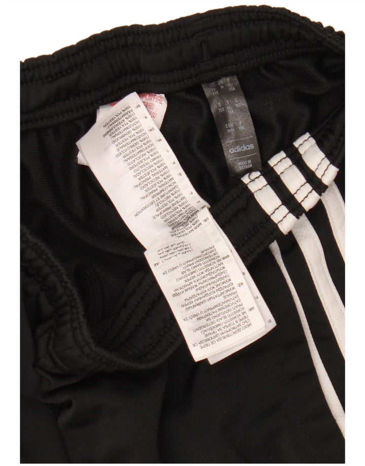 ADIDAS Mädchen-Trainingshose, 11–12 Jahre, schwarzes Polyester