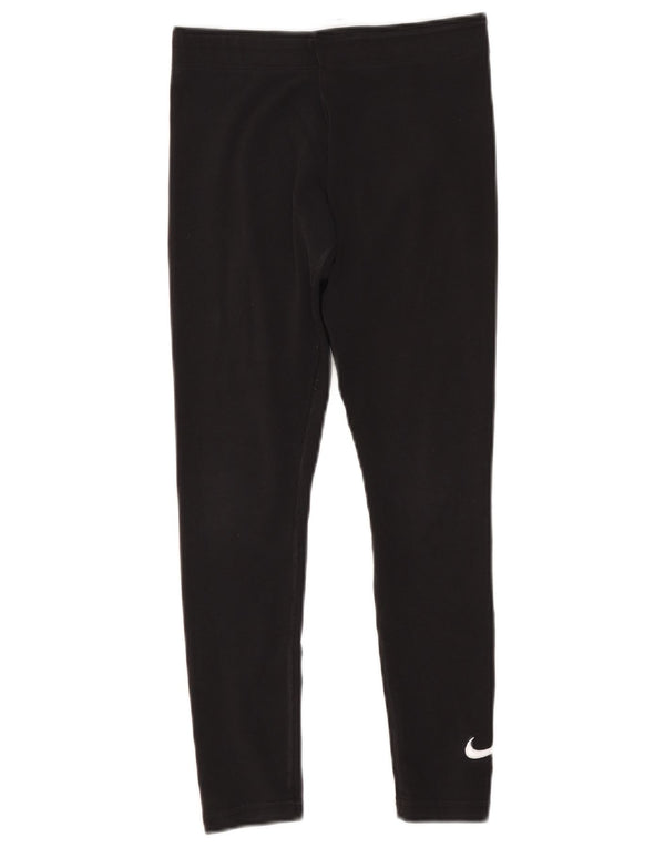 Nike Mädchen-Grafik-Leggings, 10–11 Jahre, mittelgroß, schwarze Baumwolle