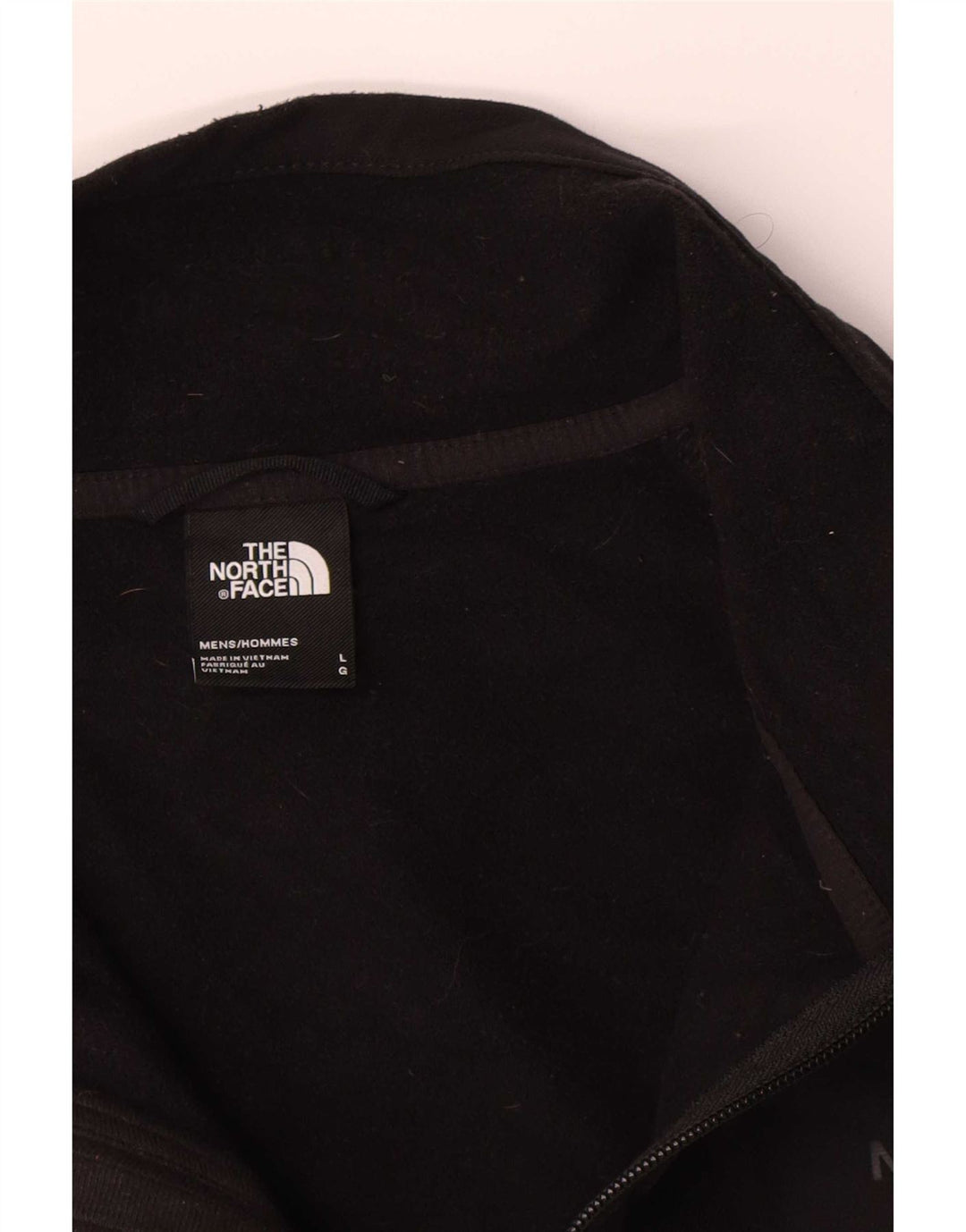 The North Face Herren-Trainingsanzug-Top-Jacke, großes schwarzes Polyester