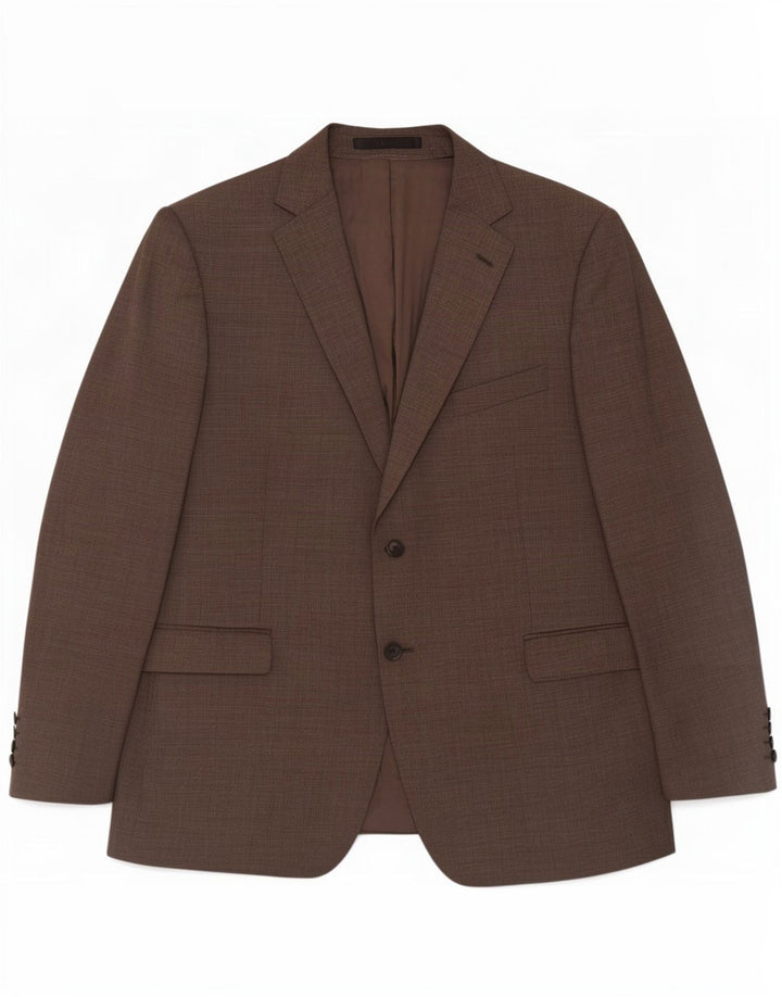 Marks & Spencer Herren-Blazer mit 2 Knöpfen, UK 46, XL, graue Wolle