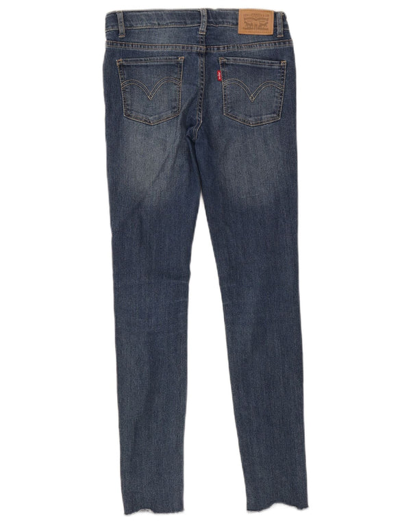 Levi's 710 Super Skinny Jeans für Mädchen, 11–12 Jahre, W27 L28, blaue Baumwolle