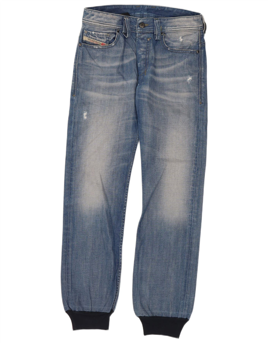Diesel Damen Joggers Slim Jeans W26 L29 Blaue Baumwolle