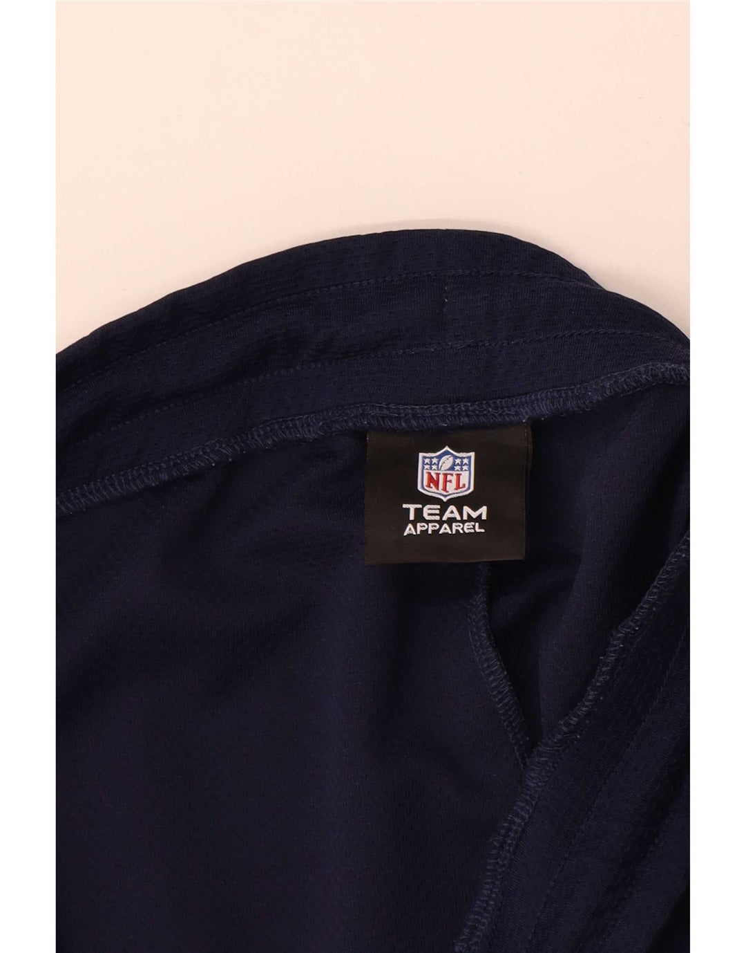NFL Herren-Sportshorts mit Grafik, mittelgroß, Marineblau, Farbblock