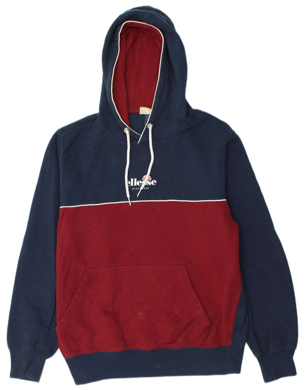 ELLESSE Kapuzenpullover für Jungen, 15–16 Jahre, XL, Marineblau, Blockfarben, Baumwolle