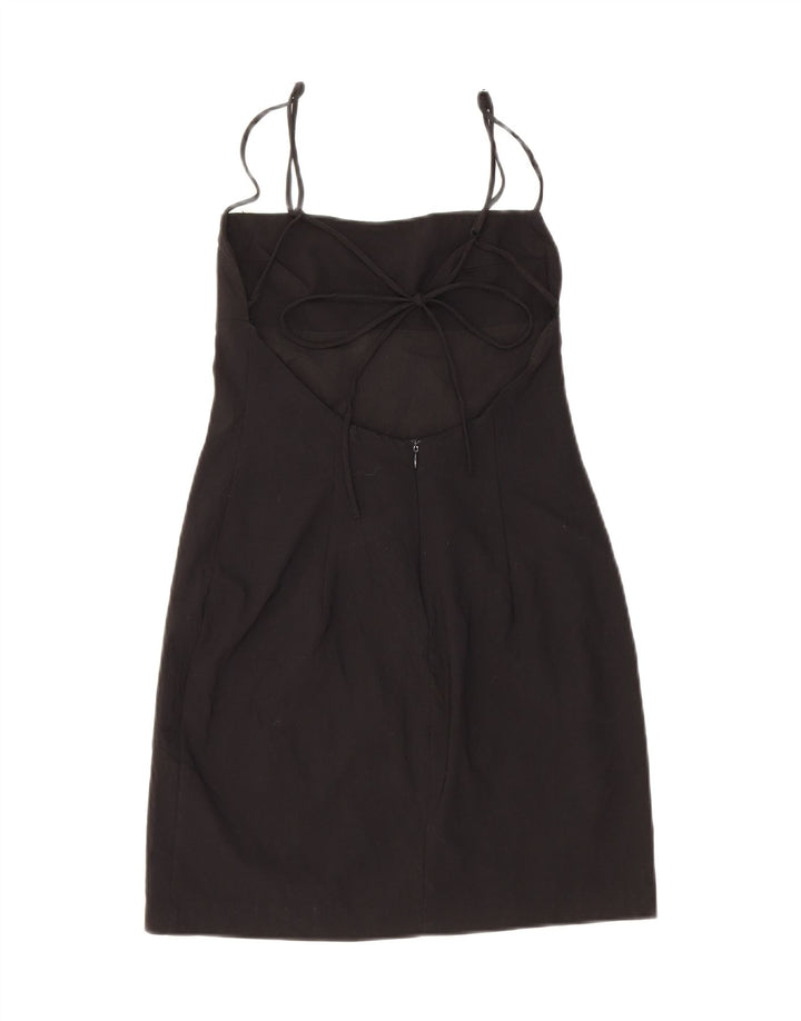 Zara Damen Sommerkleid Small Schwarz Polyester