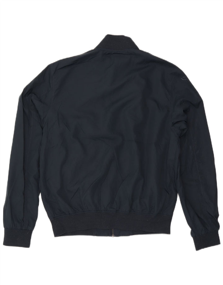 FRENCH CONNECTION Herren Bomberjacke UK 40 Large Marineblau Polyester