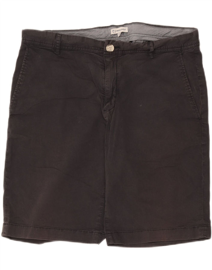 Woolrich Herren-Chinoshorts W36, große schwarze Baumwolle
