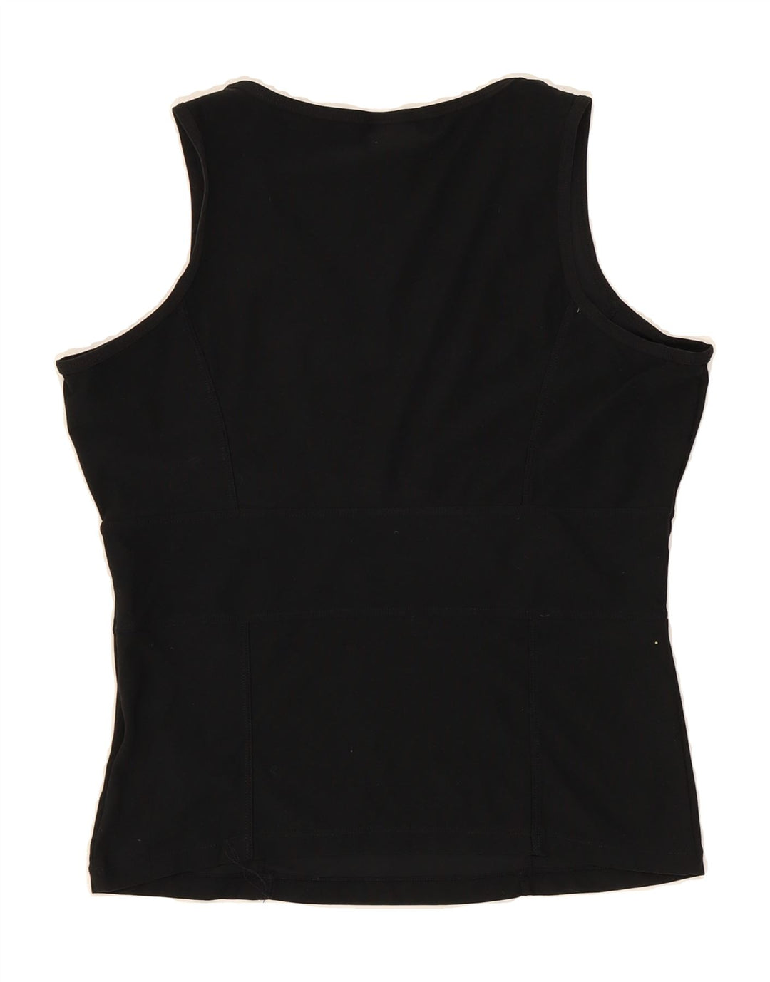 NIKE Womens Crop Graphic Vest Top US 12/14 Large Black Polyester Vintage Nike and Second-Hand Nike from Messina Hembry 