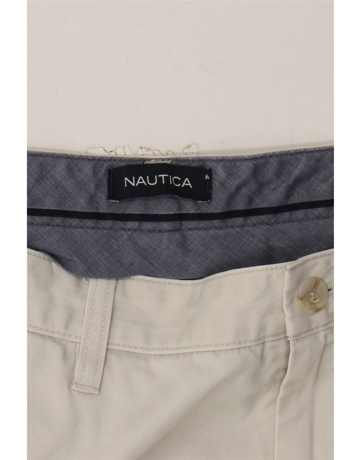 NAUTICA Mens Chino Shorts W34 Large  Beige Cotton Vintage Nautica and Second-Hand Nautica from Messina Hembry 