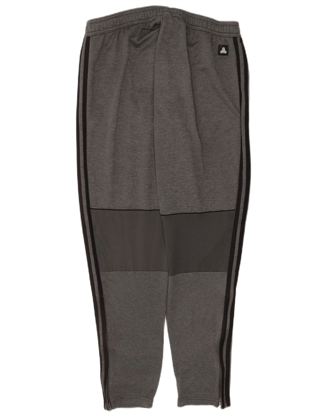 Adidas Herren-Trainingshose, großes graues Polyester