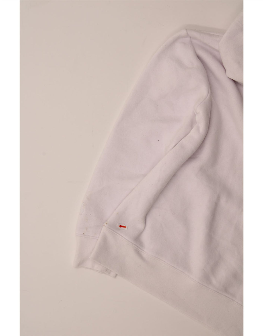 JORDAN Boys Hoodie Jumper 10-11 Years White Cotton Vintage Jordan and Second-Hand Jordan from Messina Hembry 