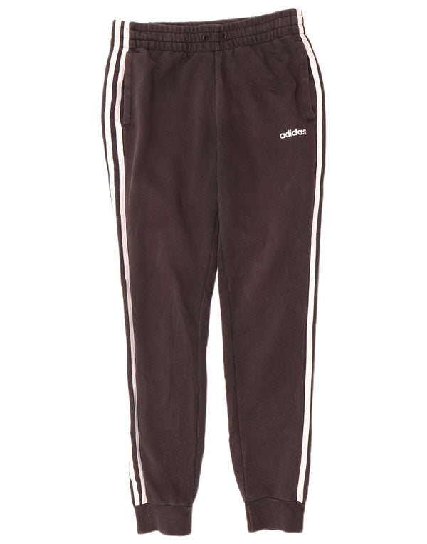 Adidas Damen Trainingshose Jogger UK 8/10 Small Schwarz Baumwolle